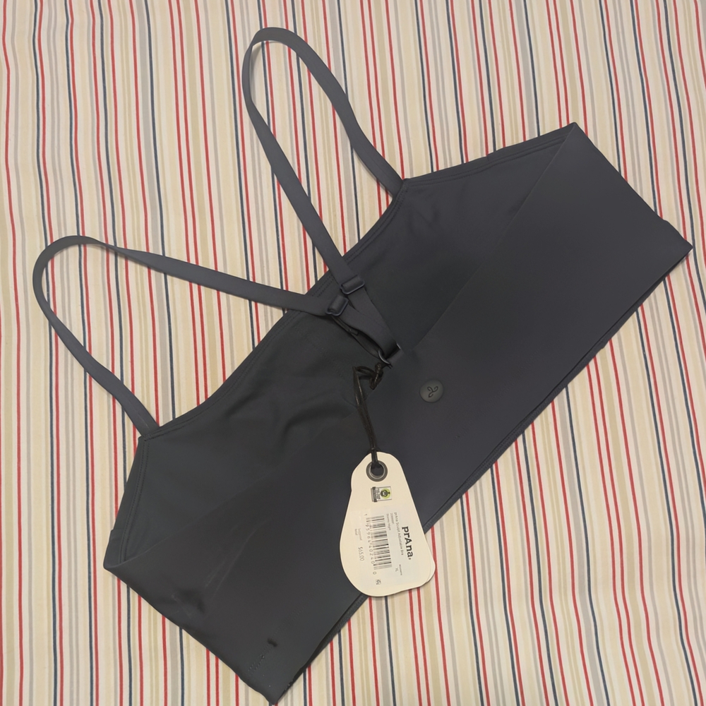 prAna Sculpt™ Adjustable Balconette Sports Bra - Stormy Night - XL - NWT - Picture 6 of 12